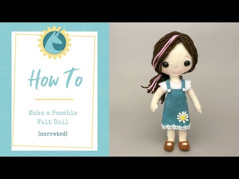 DIY Posable Felt Doll [narrated]