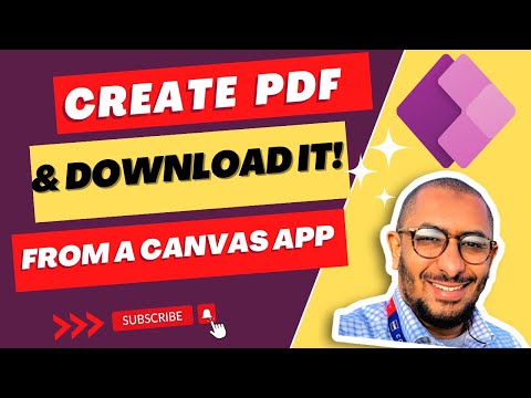 From a Canvas PowerApps, generate a PDF file & Download it