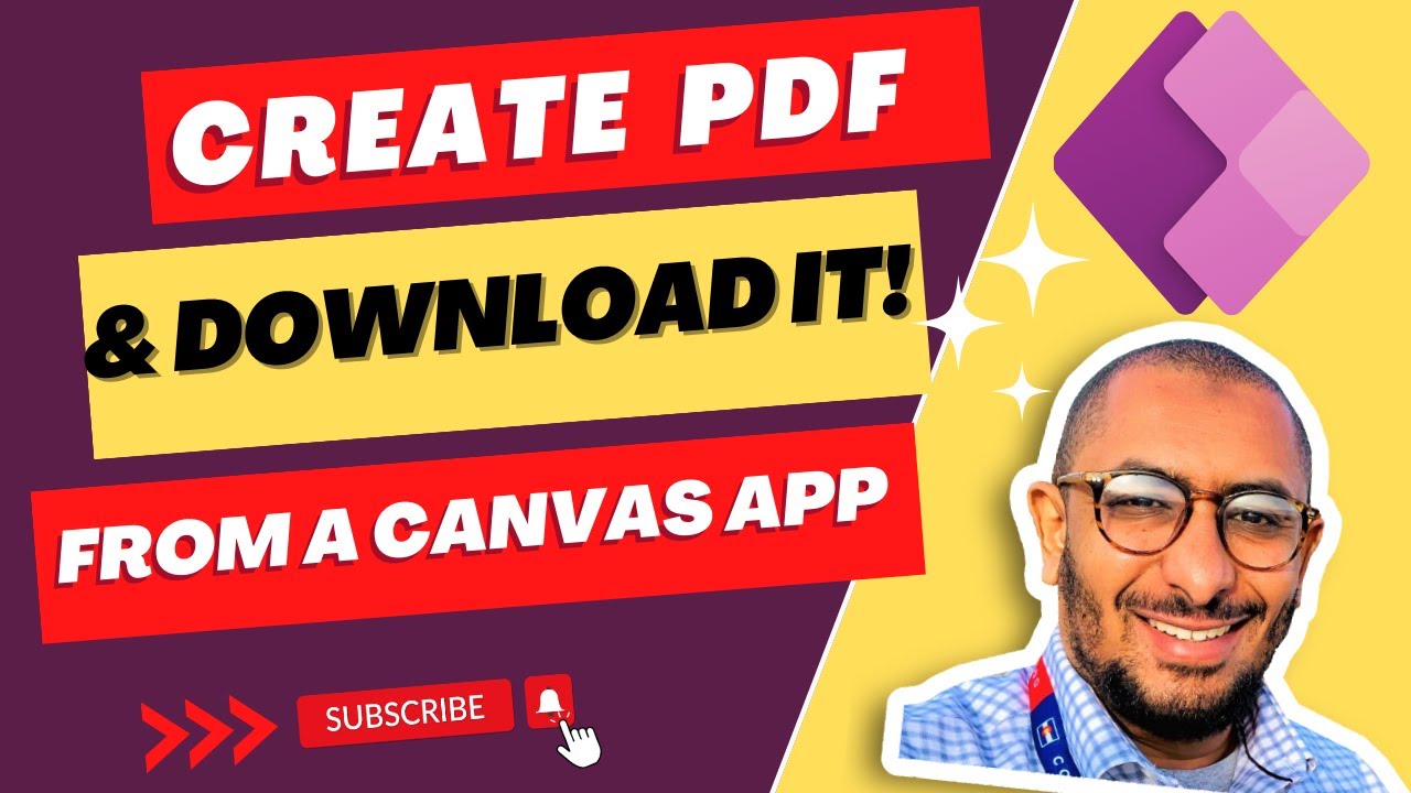 From a Canvas PowerApps, generate a PDF file & Download it