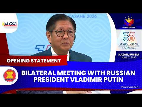 Bilateral Meeting with President Vladimir Putin of the Russian Federation (Full Opening Statement)