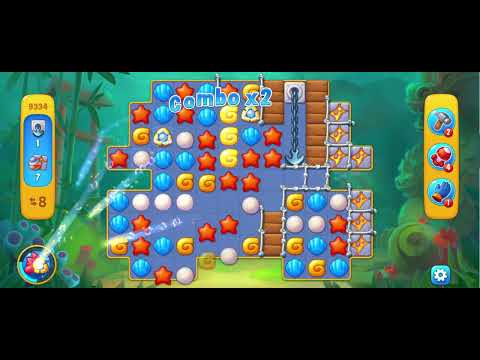 @Fishdom Hard Level 9334 Finished Without Power Up