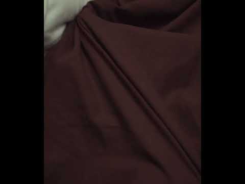 Slub Brown Khadi Fabric - 107 GSM Handspun & Handwoven — video