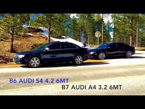 B6 Audi S4 4.2 vs B7 Audi A4 3.2