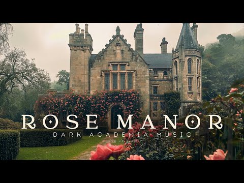 Rainy Rose Garden Manor | Melancholic Piano & Violin ( 2 Hours ) Light Academia