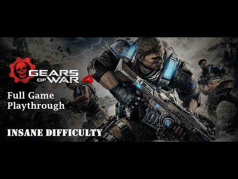 Gears of War 4 (INSANE Difficulty) Full Game Walkthrough