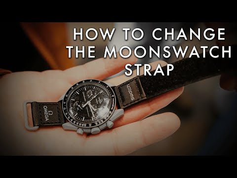 How To Change the Strap On The Omega X Swatch Mission to the Moon MoonSwatch
