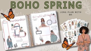 Rongrong Boho Spring Long Plan With Me | Crafty and Creative