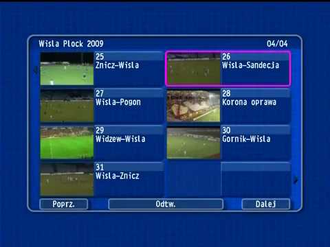 Wisła Płock - Sandecja Nowy Sącz. Liga Polska '09