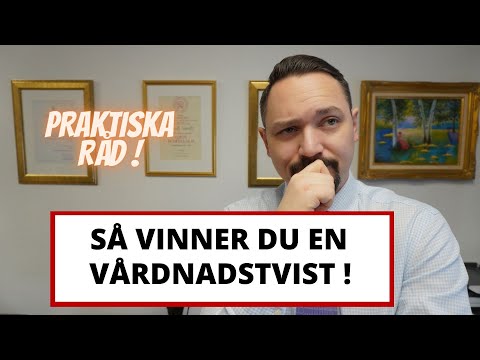 Så vinner du en vårdnadstvist!