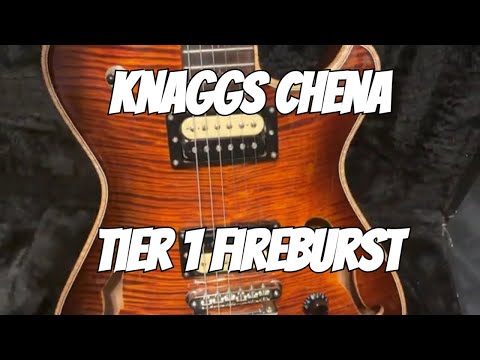 🔥 2022 Knaggs Chena Tier 1 Fireburst Semi-Hollowbody 🎸