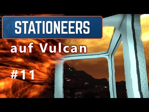 Stationeers Lets Play Vulcan Deutsch E11: Airlock für das Gewächshaus steht und der Traderrohbau