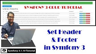 Download the video "How to set header and footer in symfony 3"