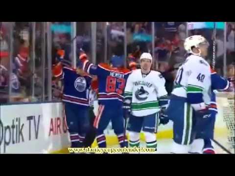 Taylor hall hat-trick in the 2013 season...