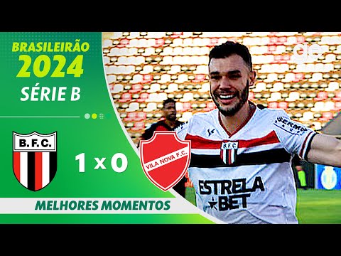 Gols e lances de Botafogo-SP x Vila Nova-GO