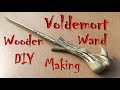Voldemort wooden wand making! DIY hand made wooden wand build!