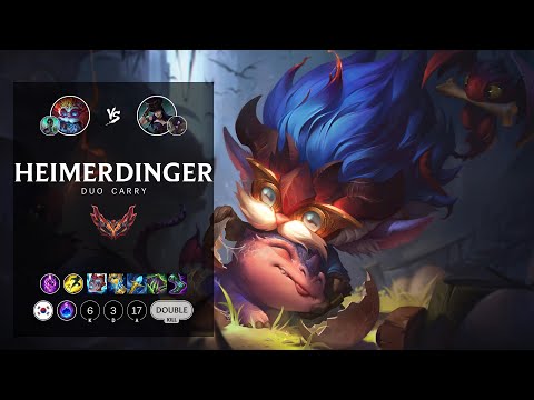 Heimerdinger Bot vs Caitlyn - KR Grandmaster Patch 12.16