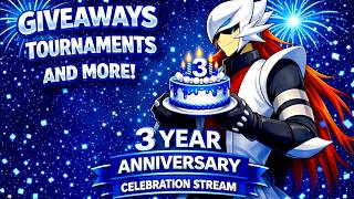 The 3-Year Anniversary Streamathon Celebration Extravaganza! Giveaways, Tournaments, and More!