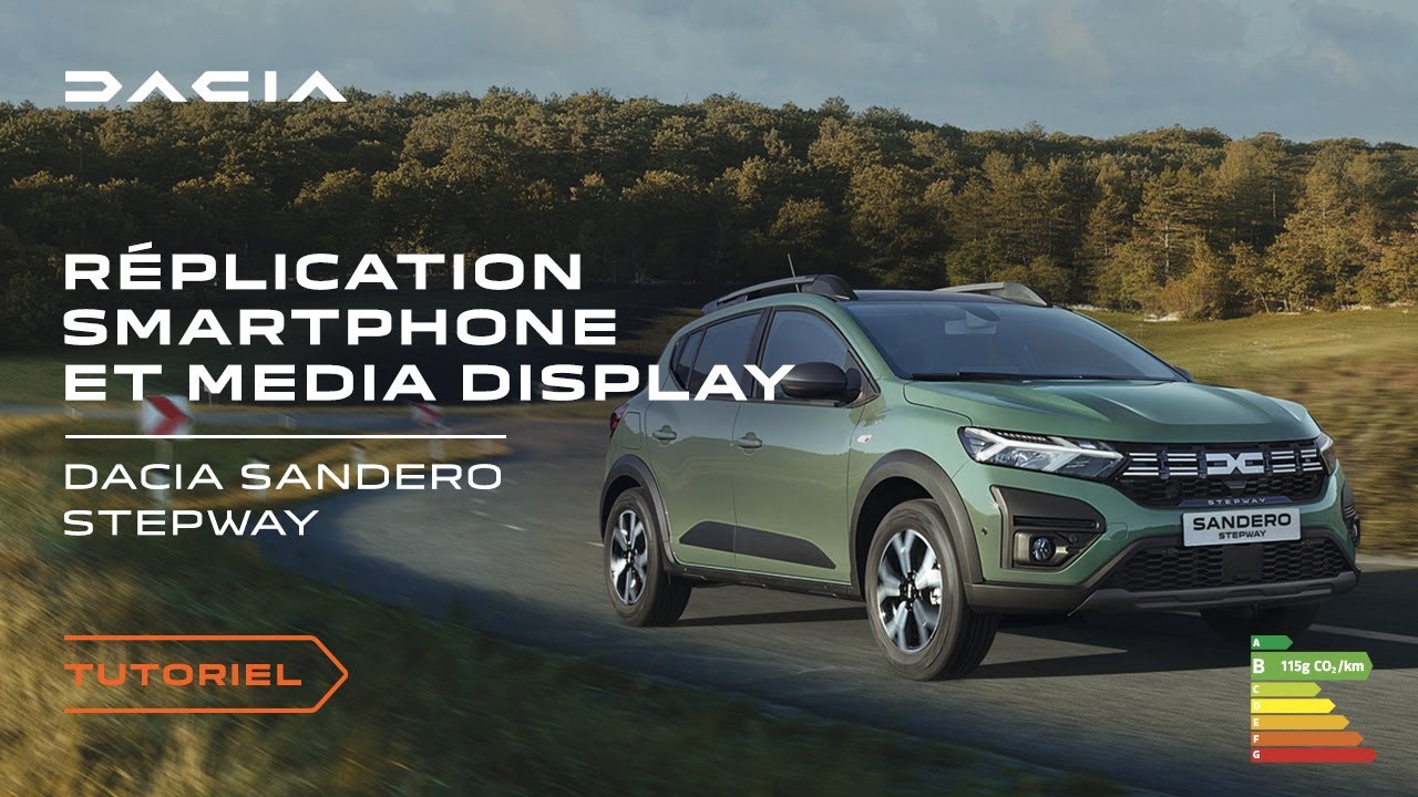 Sandero & Sandero Stepway - Réplication smartphone Media Display