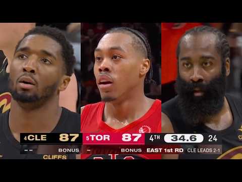 FINAL MINUTE to Cleveland Cavaliers vs Toronto Raptors Game 4