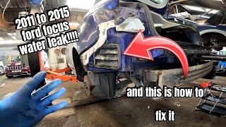 ford focus 2011-2015 water in the boot. fixed and this is how