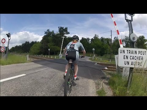 60 minute Cycling Video for Indoor Bike Training Bärental France Full HD