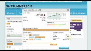 How to Sell Stocks in the Marketwatch Simulation