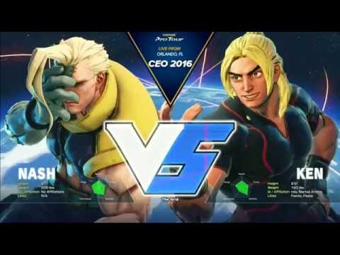 SFV - Infiltration [Nash] x Momochi [Ken] - CEO 2016 - TOP 8