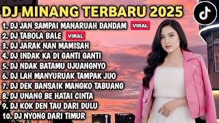 Download lagu DJ MINANG TERBARU 2025 FULL BASS - DJ JAN SAMPAI MANARUAH DANDAM X DULU DENAI LAH SANGKO VIRAL mp3