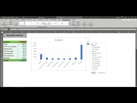 20 1 Excel das erste Säulendiagramm