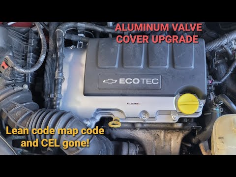 Cruze/Trax/Sonic 1.4 aluminum valve cover instalation. fixing PCV valve issues!