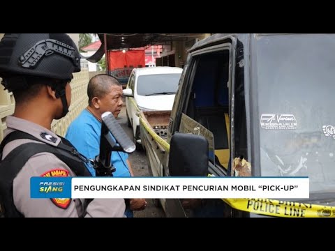 SINDIKAT PENCURIAN MOBIL ''PICK UP'' DIBONGKAR POLRES PADANG PARIAMAN