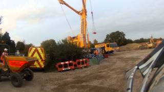 preview picture of video 'Railway Bridge Works in Brinkworth, Wiltshire'