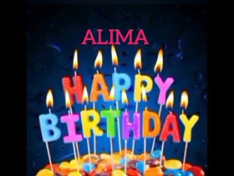 Alima Name Happy Birthday to you Video Song Happy Birthday Song with names
