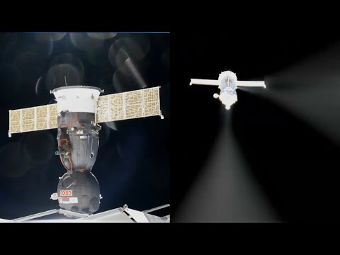 Soyuz MS-13 undocking and departure
