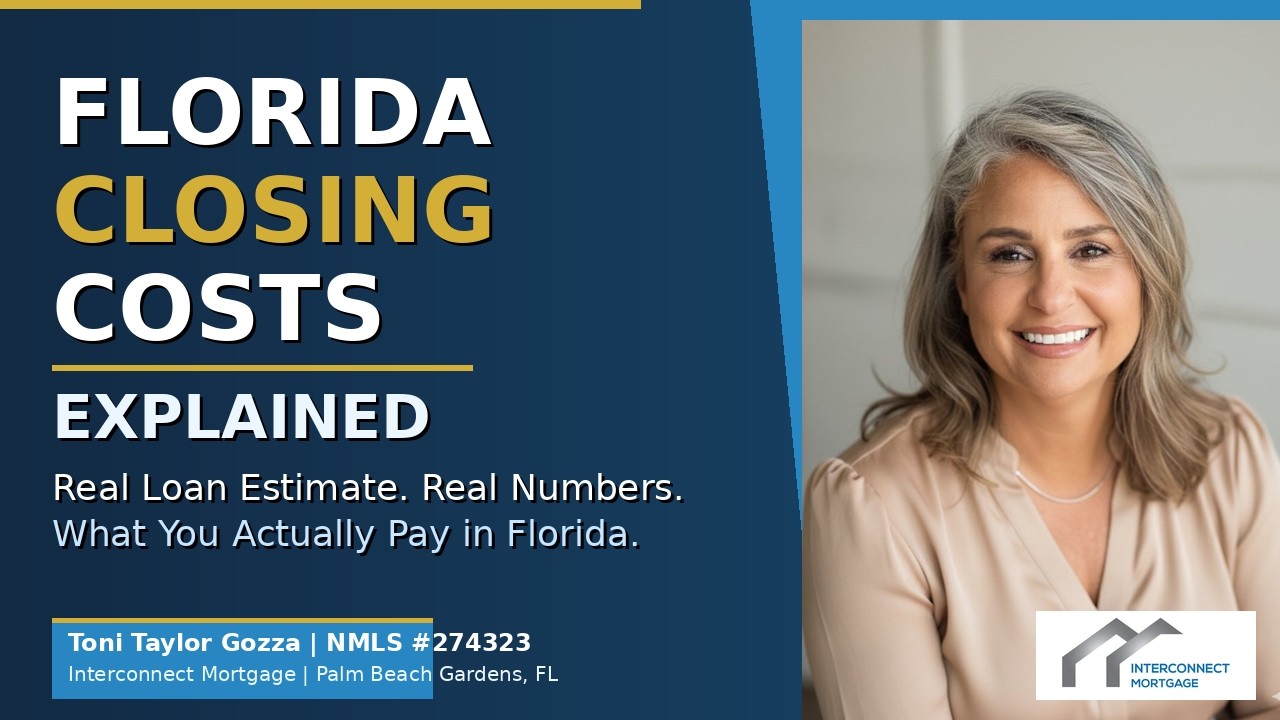 Florida closing costs explained — real loan estimate walkthrough