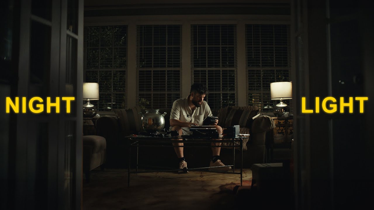 Lighting night interiors