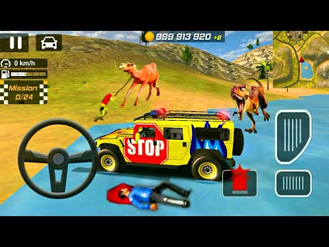 Drift Police Jeep Driving Simulator Game Video - Best Simulator Games - Best Andriod Gameplay