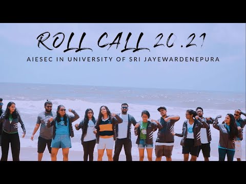 Roll Call 20.21 - AIESEC in University of Sri Jayewardenepura