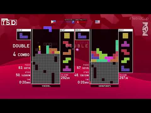 Tetr.io Cup #3 - VinceHD Vs. Diao (Unimafumafu) - Losers Finals