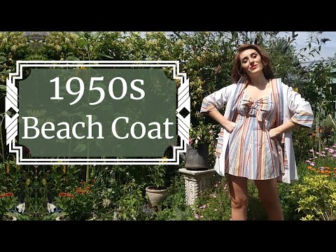 Making a 1950s Beach Coat | Simplicity 8139 Vintage Sew-along