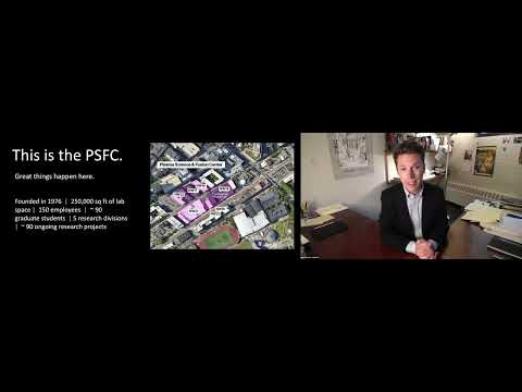 MIT Alumni Forum | Energy for Tomorrow: MIT’s Plasma Science and Fusion Center