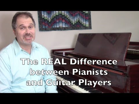 The REAL difference between pianists and guitar players!