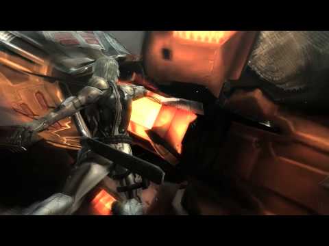 MGR Revengeance. Hard difficulty walkthrough. Part 1. No commentary. With Rus subs.