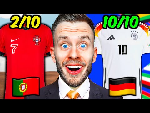 EURO 2024 jersey ranking: Who has the prettiest? 🤩 Who has the ugliest? 💩