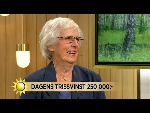 Siv, 82, vinner en kvarts miljon - Nyhetsmorgon (TV4)