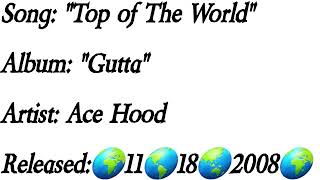 Ace Hood - Top of the World (Lyrics)*EXPLICIT