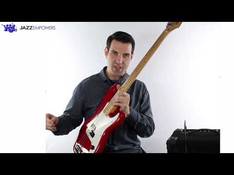 Beginner Jazz Bass: Lesson #1 - How to Plug Into an Amp