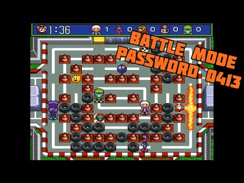 Super Bomberman 5 - Battle Mode - All stages (Password 0413)