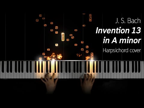 J. S. Bach - Invention 13 in A minor on a virtual harpsichord (A=415 tuning)