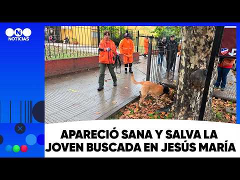 Apareció sana y salva la joven buscada en Jesús María
